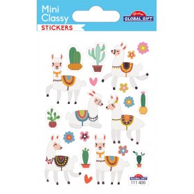 Lamas et cactus - Stickers - Mini Classy Lamas et cactus - Stickers - Mini Classy