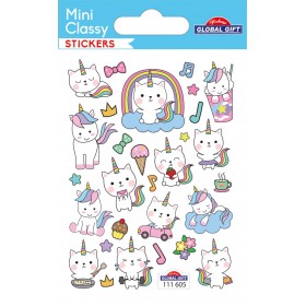Licornes et chats stickers Mini Classy Licornes et chats stickers Mini Classy