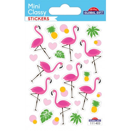 Les flamants roses - Stickers Mini Classy - Global Gift
