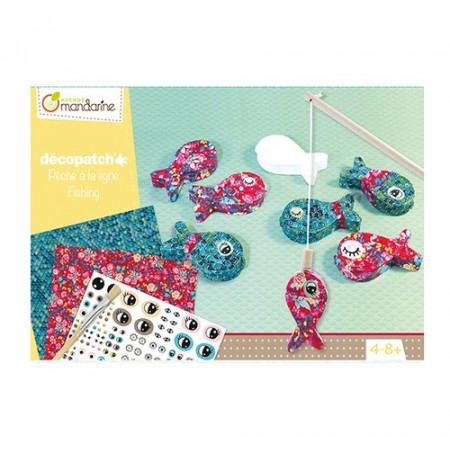 Pêche à la ligne - Décopatch® - Avenue Mandarine®
