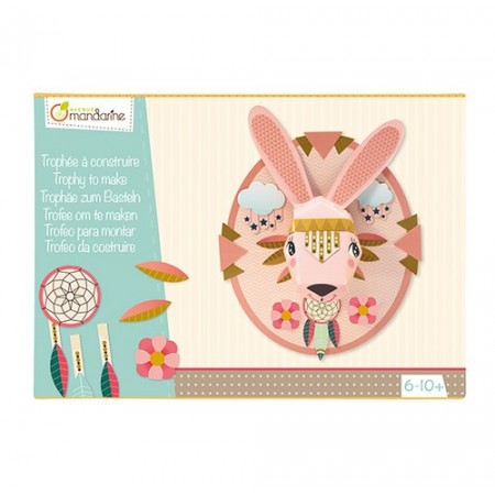 Trophée à construire lapin - Avenue Mandarine®