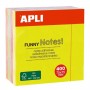 Notes 4 cube couleurs vives 75X75 APLI