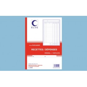 Carnet "Recettes/dépenses" - A4 - 50 dupli Carnet "Recettes/dépenses" - A4 - 50 dupli