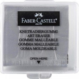 Gomme malléable ART ERASER, gris FABER CASTELL Gomme malléable ART ERASER, gris FABER CASTELL