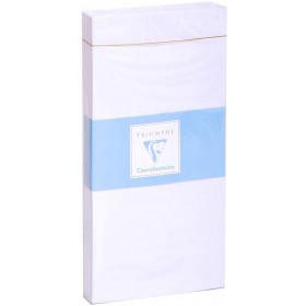Enveloppe Adhéclair 110x220 90g bande & cello/25 - Blanc CLAIREFONTAINE Enveloppe Adhéclair 110x220 90g bande & cello/25 - Blanc CLAIREFONTAINE