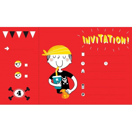 Cartes D Invitation Anniversaire X 12 Pirates Avenue Mandarine Cartes D Invitation Anniversaire X 12 Pirates Avenue Mandarine