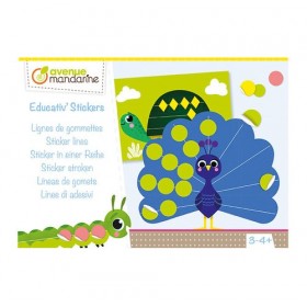 Boîte créative, Educativ' Stickers - Lignes de gommettes Boîte créative, Educativ' Stickers - Lignes de gommettes
