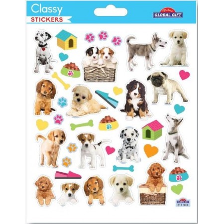Chiots - Stickers Classy - Global Gift®