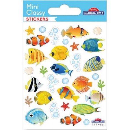 Poissons - stickers Mini Classy - Global Gift®