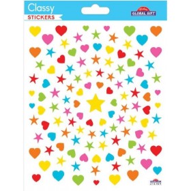 Paillettes coeurs et étoiles - Stickers Classy Paillettes coeurs et étoiles - Stickers Classy