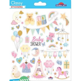 Baby shower Fille - Stickers Classy Baby shower Fille - Stickers Classy