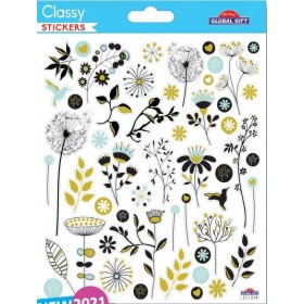 Plantes miroirs - Stickers Classy - Global Gift® Plantes miroirs - Stickers Classy - Global Gift®