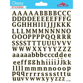 Lettres effet miroir - Stickers Classy - Global Gift Lettres effet miroir - Stickers Classy - Global Gift