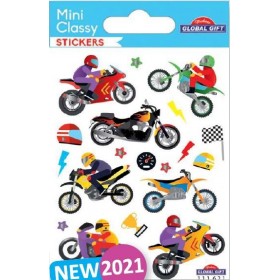 Moto - Stickers Mini Classy - Global Gift® Moto - Stickers Mini Classy - Global Gift®
