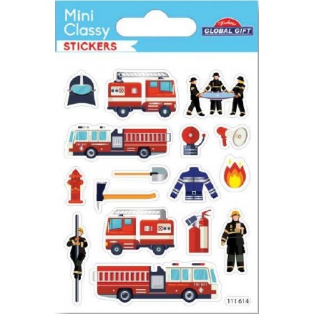 Sapeur Pompier - Stickers Mini Classy - Global Gift