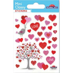 Coeurs paillettes - Stickers Mini Classy - Global Gift Coeurs paillettes - Stickers Mini Classy - Global Gift
