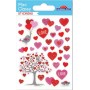 Coeurs paillettes - Stickers Mini Classy - Global Gift