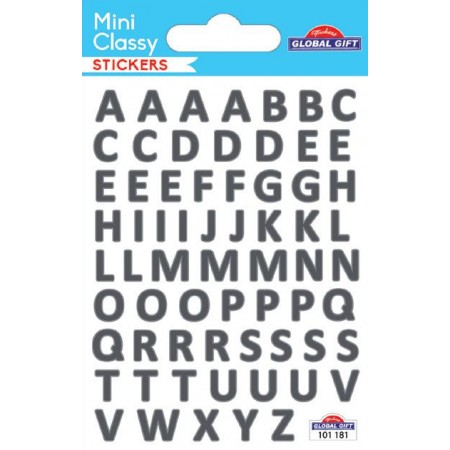 Lettres - Stickers Mini Classy - Global Gift