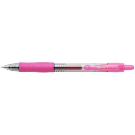 Stylo roller à encre gel G2 0.7 mm, rose PILOT