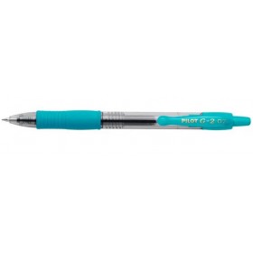 Stylo roller à encre gel G2 0.7 mm, bleu turquoise PILOT Stylo roller à encre gel G2 0.7 mm, bleu turquoise PILOT