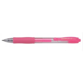 Stylo roller à encre gel G2  0.7 mm, Rose Néon PILOT Stylo roller à encre gel G2  0.7 mm, Rose Néon PILOT