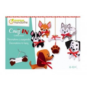 Boîte créative, Mini Couz'IN, Décorations à suspendre, Chiens Boîte créative, Mini Couz'IN, Décorations à suspendre, Chiens
