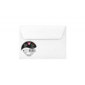 Paquet de 5 enveloppes Pollen 114x162mm 120g/m2 - Blanc irisé Paquet de 5 enveloppes Pollen 114x162mm 120g/m2 - Blanc irisé
