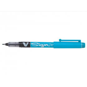V-Sign Pen - Feutre d'écriture - Pointe Moyenne- Bleu Turquoise V-Sign Pen - Feutre d'écriture - Pointe Moyenne- Bleu Turquoise