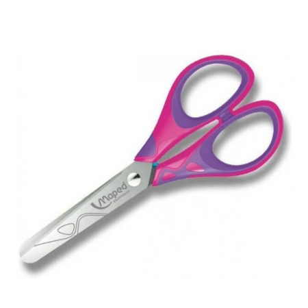 Maped 464913 Ciseaux à Bouts Ronds Universel Découpe Droite Multicolore