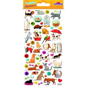 Animaux domestique en relief - Stickers Tweeny Animaux domestique en relief - Stickers Tweeny