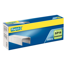 Agrafes Rapid Standard SP19. Boîte de 5000 Agrafes Rapid Standard SP19. Boîte de 5000