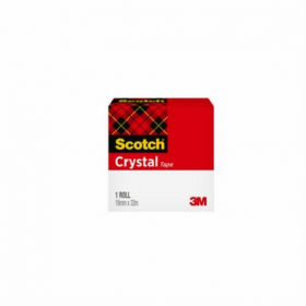 Ruban Scotch® Crystal, 19 mm x 33 m, 1 rouleau/paquet Ruban Scotch® Crystal, 19 mm x 33 m, 1 rouleau/paquet