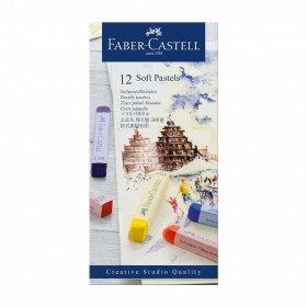 Boîte de 12 pastels tendres - Faber-Castell Boîte de 12 pastels tendres - Faber-Castell