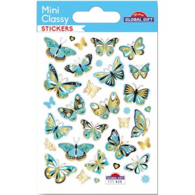 Papillons bleus - Stickers Mini Classy - Global Gift® Papillons bleus - Stickers Mini Classy - Global Gift®