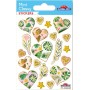 Coeurs tropicales - Stickers Mini Classy - Global Gift