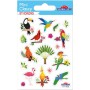 Oiseaux tropicaux - Stickers Mini Classy - Global Gift