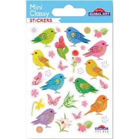 Oiseaux - Stickers Mini Classy - Global Gift® Oiseaux - Stickers Mini Classy - Global Gift®
