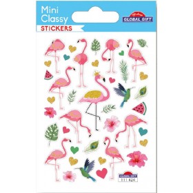 Flamant rose - Stickers Mini Classy - Global Gift® Flamant rose - Stickers Mini Classy - Global Gift®