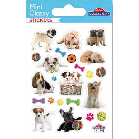 Chiots - Stickers Mini Classy - Global Gift