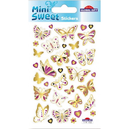 Papillons - Stickers Mini Sweet - Global Gift®