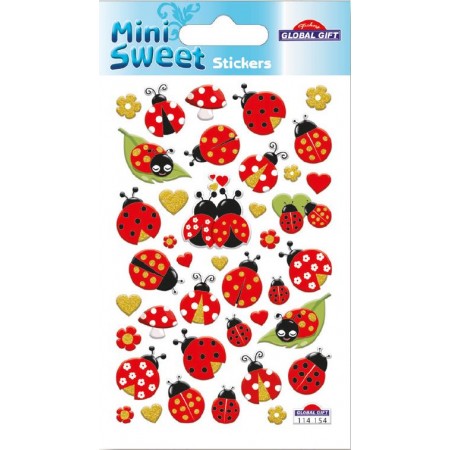Coccinelles - Stickers Mini Sweet - Global Gift