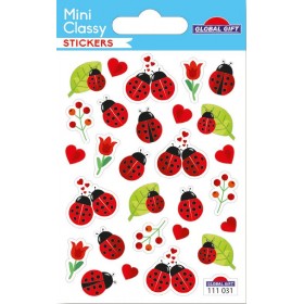 Coccinelles - Stickers Mini Classy - Global Gift® Coccinelles - Stickers Mini Classy - Global Gift®