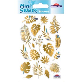 Feuilles de palmier Or et relief - Stickers Mini Sweet - Global Gift Feuilles de palmier Or et relief - Stickers Mini Sweet - Global Gift