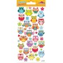 Hiboux paillettés- Stickers Tweeny - Global Gift®