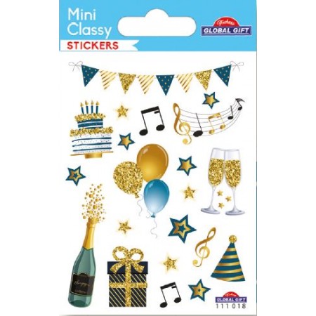 Fêtes - Stickers Mini Classy - Global Gift