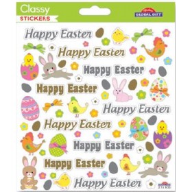 Fête de Pâques Stickers Classy - Global Gift Fête de Pâques Stickers Classy - Global Gift