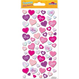 Coeurs métallisés-  Stickers Tweeny - Global Gift Coeurs métallisés-  Stickers Tweeny - Global Gift