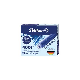 Pelikan Cartouche d'encre 4001 TP/6, bleu royal Pelikan Cartouche d'encre 4001 TP/6, bleu royal