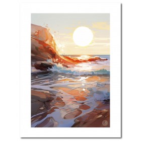 Poster vue mer - 30 x 40 cm Poster vue mer - 30 x 40 cm