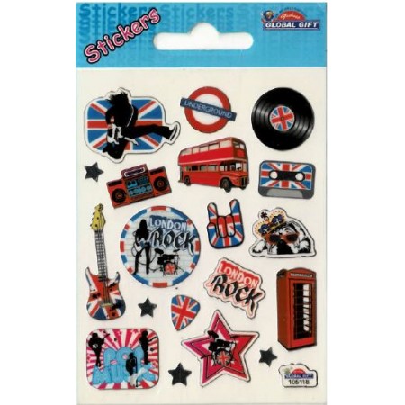Angleterre - Londre - Stickers Mini Classy - Global Gift